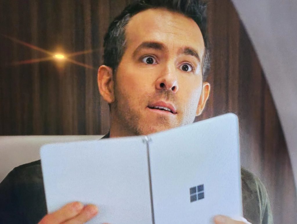 Already-Killed Microsoft Surface Device Shows Up in Latest Ryan Reynolds Movie