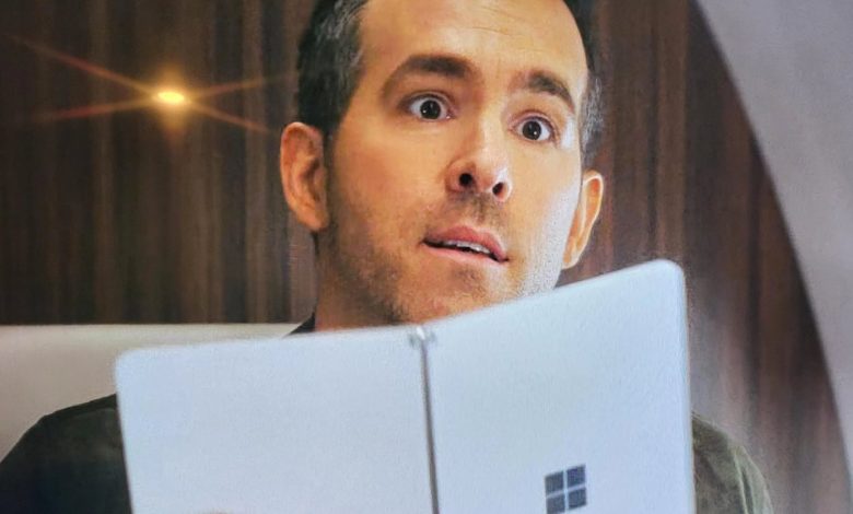 Already-Killed Microsoft Surface Device Shows Up in Latest Ryan Reynolds Movie