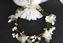 Flower Crown Hairstyle for Bridal Wedding